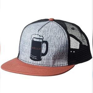 Prana Black and Brown Mesh Trucker Hat